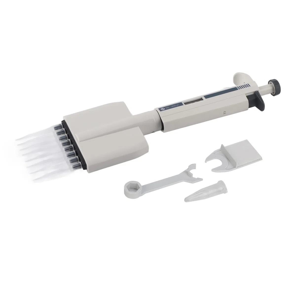 Pipette 8 Canaux Volume Réel 8 Canaux 50 300Μl Pipette Mécanique Manuelle Pipette Pipette Outil de Pipette Répéteur Variable 8 Canaux