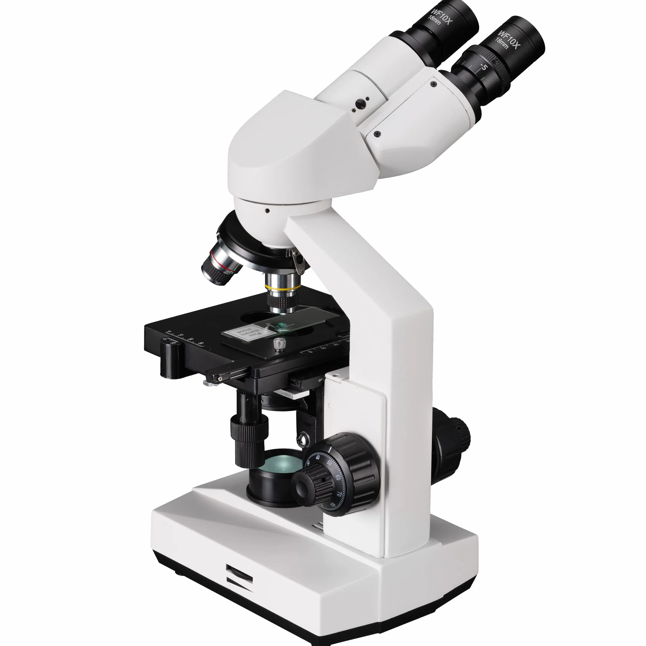 Bresser Erudit Basic Microscope Bino 40x-400x (23) | Bresser Microscope Loupe Binoculaire 40x-400x avec LED et coffret