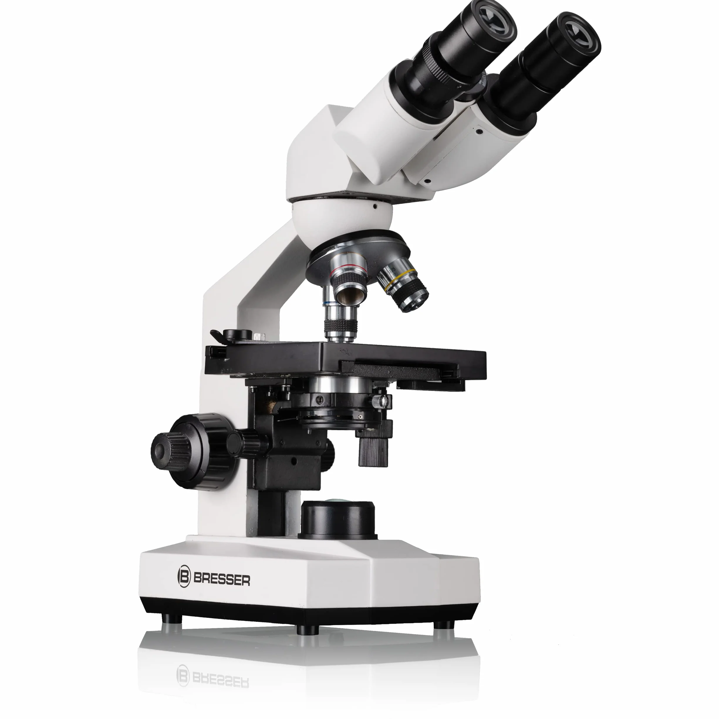 Bresser Erudit Basic Microscope Bino 40x-400x (23) | Bresser Microscope Loupe Binoculaire 40x-400x avec LED et coffret