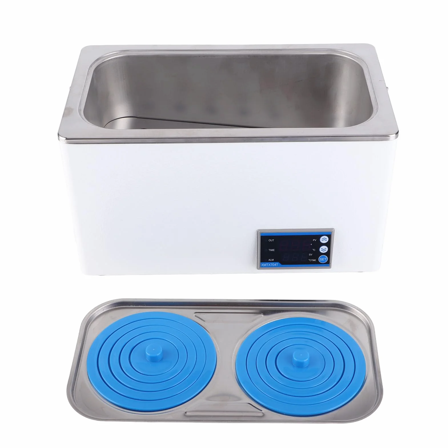 Bain-marie Thermostatique Numérique, Chauffe-bain Thermostatique Numérique à Température Constante 7L Fournitures de Laboratoire 1 Chambre avec 2, Ensembles d'outils (Prise UE
