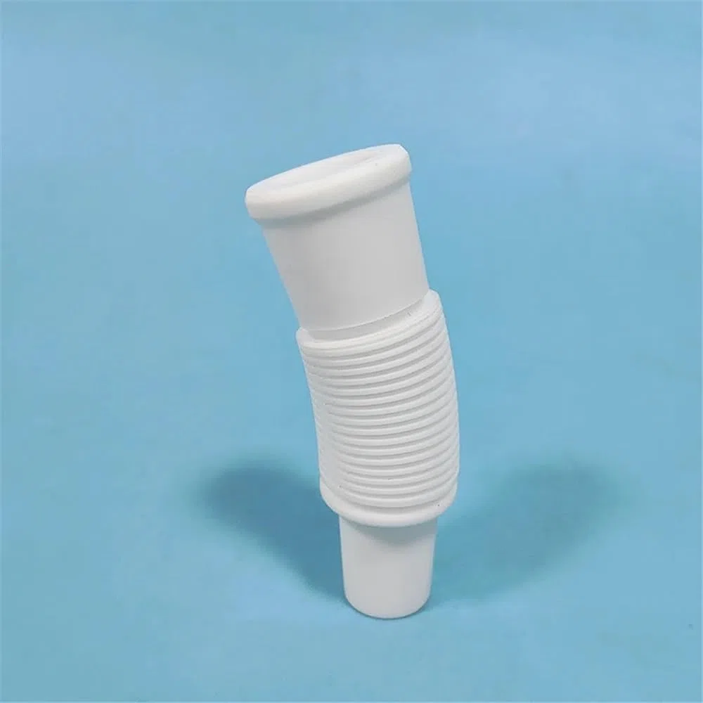 Verrerie et matériel de laboratoire Connecteur souple en PTFE calibre 14#19#24#29#34#40#45#50# Connecteur for embouchure rodée standard(Caliber 40)