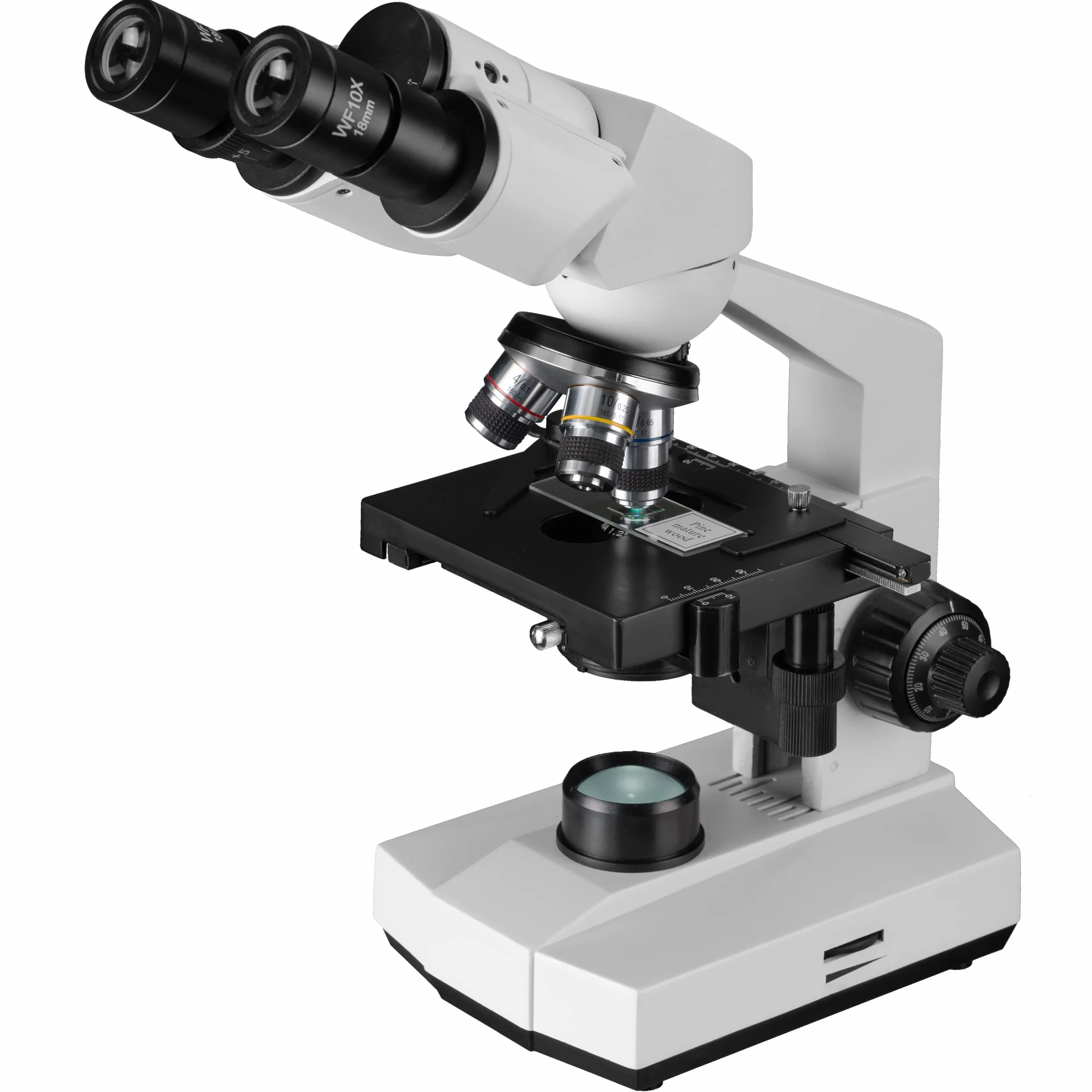 Bresser Erudit Basic Microscope Bino 40x-400x (23) | Bresser Microscope Loupe Binoculaire 40x-400x avec LED et coffret