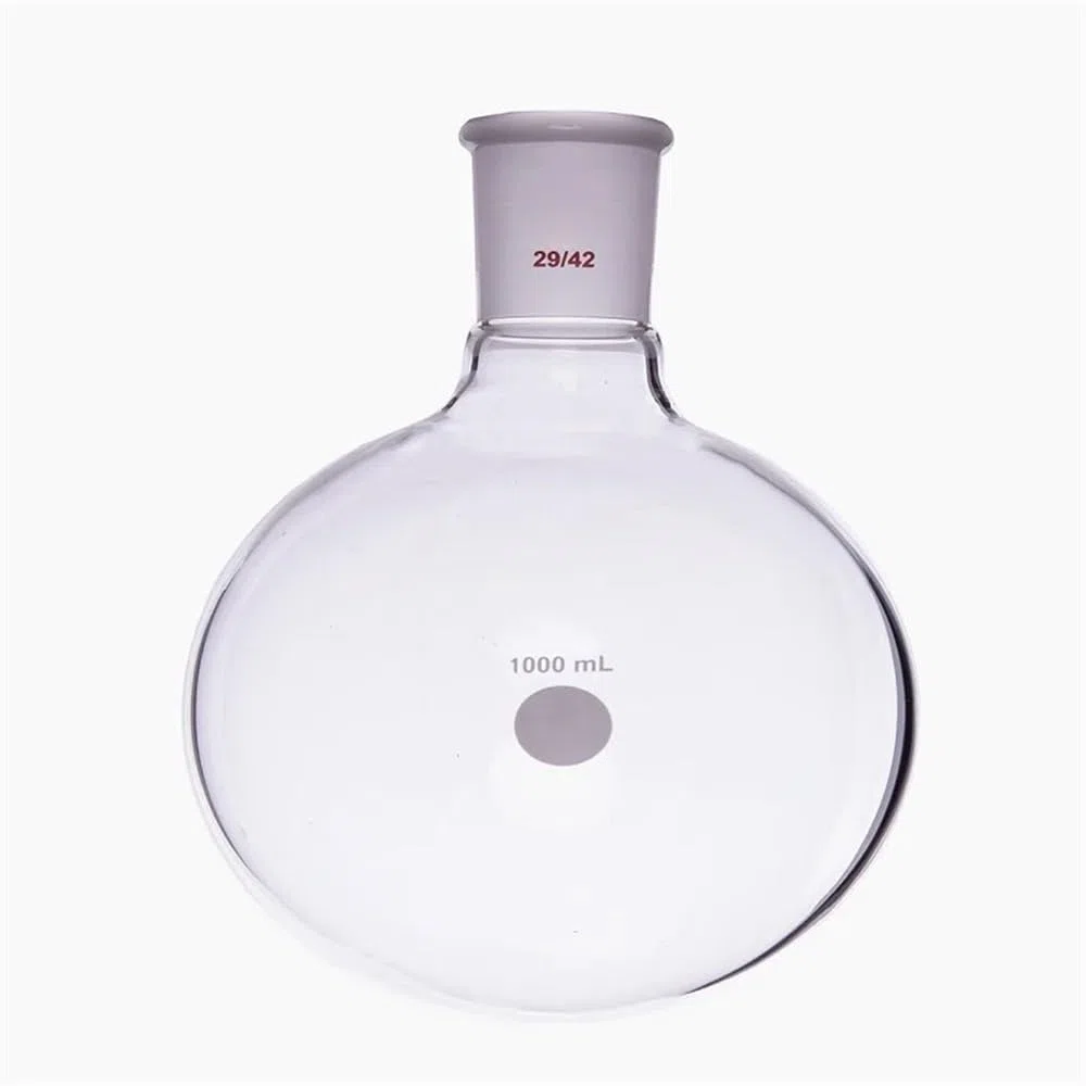 Verrerie et matériel de laboratoire Flacon à fond rond simple, joint 29/42, capacité 25 ml-5000 ml, flacon en verre borosilicaté F30(1000mL-F30291L)